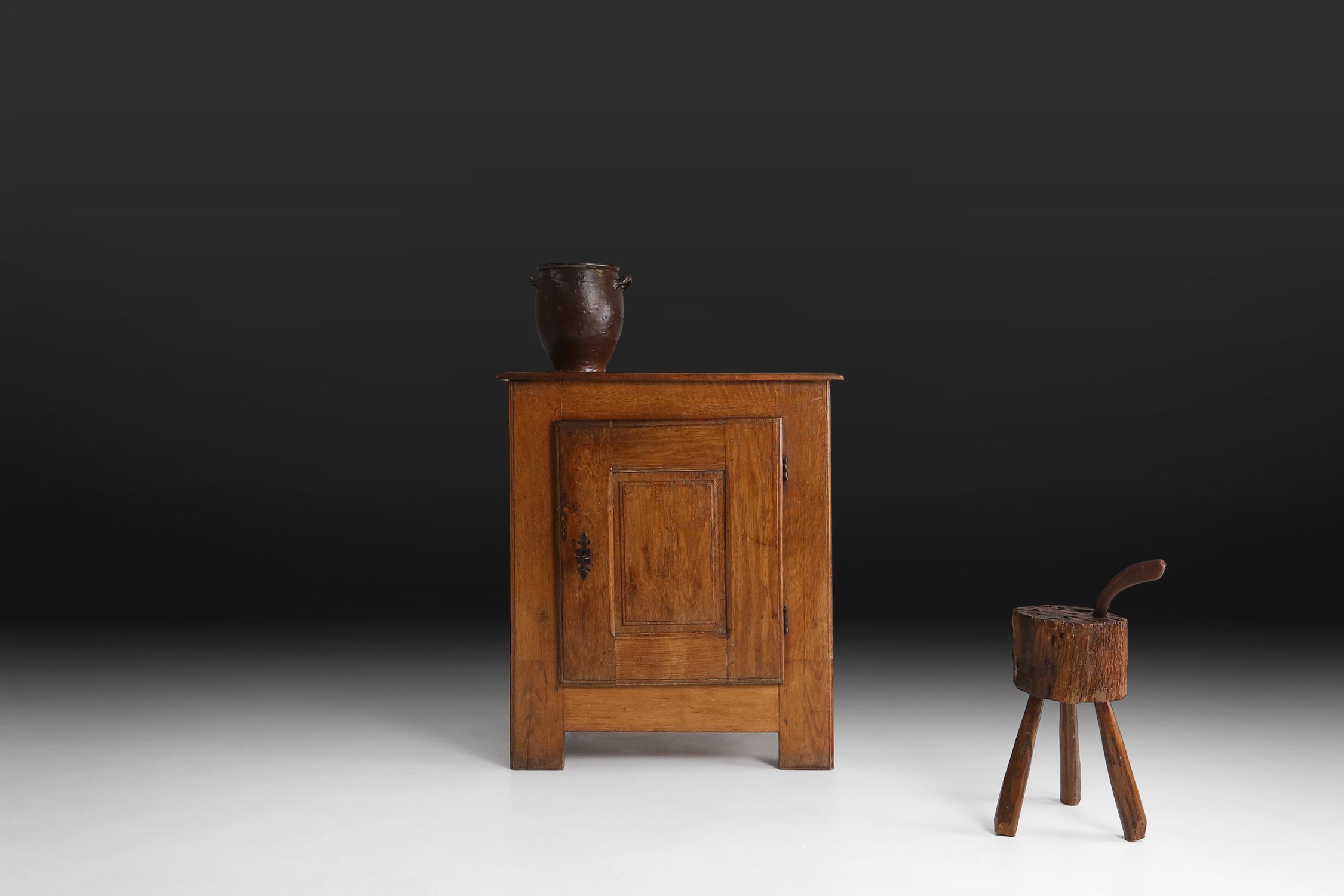 Oak Cabinet with Exceptional Patina, Belgium 18th Centurythumbnail